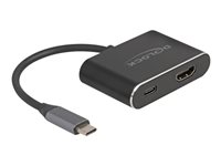 DeLOCK Videoadapter HDMI / USB 15cm Sort