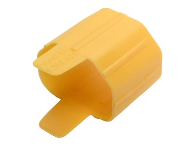 Tripp Lite Plug-Lock Inserts, Detachable C13 Power Cord/C14 Inlet, Yellow, 100 Pack