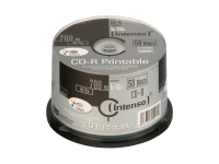 Intenso - 50 x CD-R - 700 MB (80min) 52x - ink jet printable surface - spindle