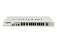 Fortinet FortiGate 100D Low Encryption security appliance 20 ports GigE 1U 