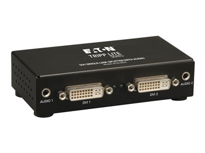 Tripp Lite 2-Port DVI Single Link Video / Audio Splitter / Booster DVIF/2xF TAA