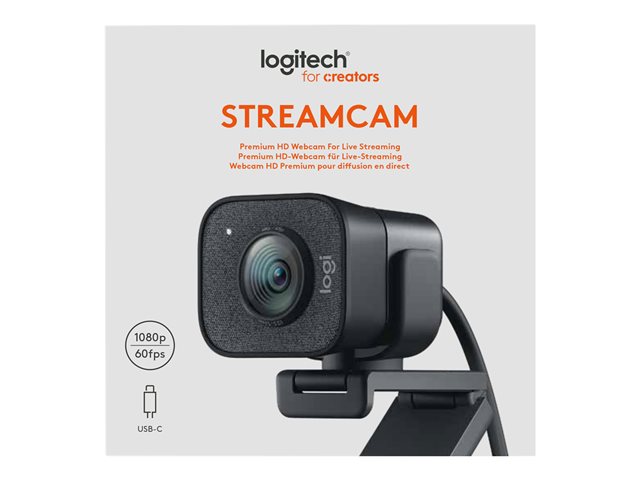 StreamCam - LOGITECH G - Webcam pour Streaming -  et Twitch