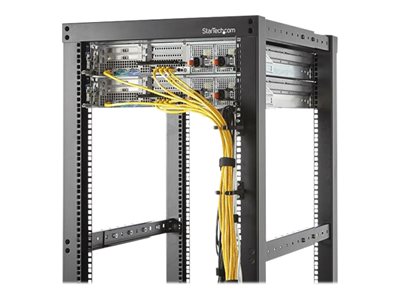 StarTech.com 1U Vertical Server Rack Cable Management D-Ring Hook 