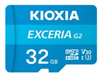 KIOXIA EXCERIA G2 microSDHC UHS-I Memory Card 32GB 100MB/s