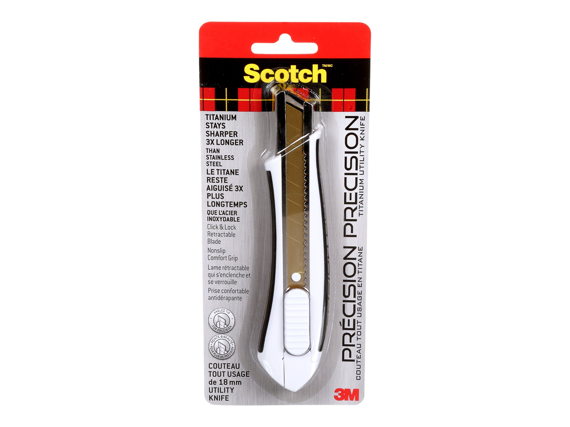 Scotch Precision Titanium Utility Knife - 18mm - TI-KL