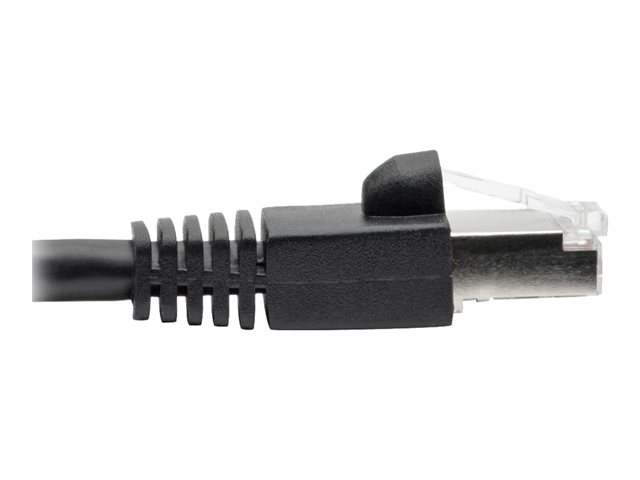 Eaton Tripp Lite Series Cat6a 10G Snagless Shielded STP Ethernet Cable (RJ45 M/M), PoE, Black, 3 ft. (0.91 m)