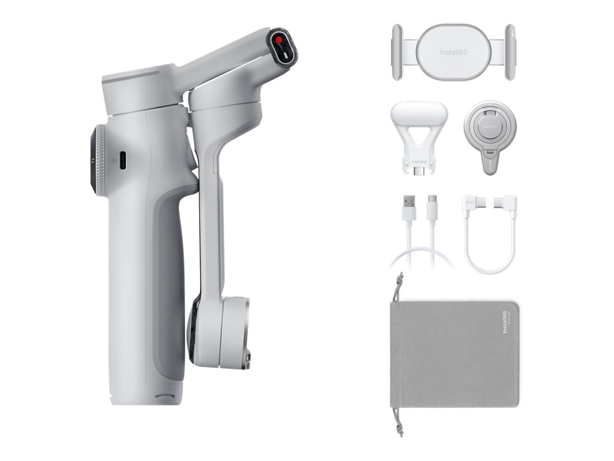 Insta360 Flow 2 Pro Creator Bundle motorised handheld stabiliser wireless Bluetooth Product shot Multi-angle 78950