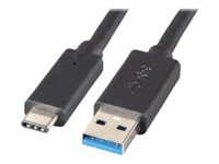 M-CAB USB 3.1 USB Type-C kabel 1m Sort