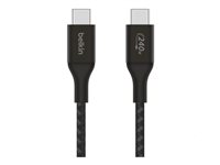 Belkin BoostCharge USB Type-C kabel 1m Sort