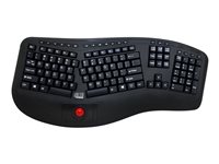 Adesso Tru-Form WKB-3500UB Keyboard with trackball wireless 2.4 GHz US