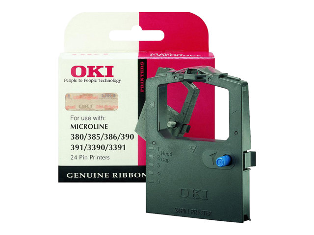 Image of OKI - 1 - black - print ribbon