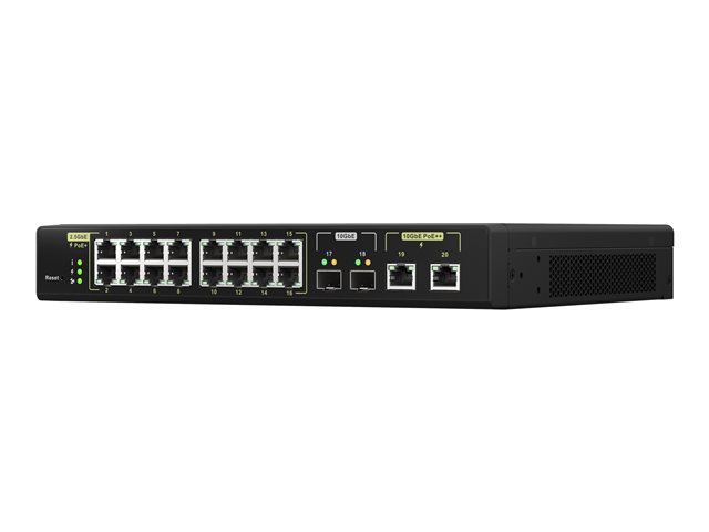 Qnap Qsw M2116p 2t2s Switch 20 Ports Managed Rack Mountable