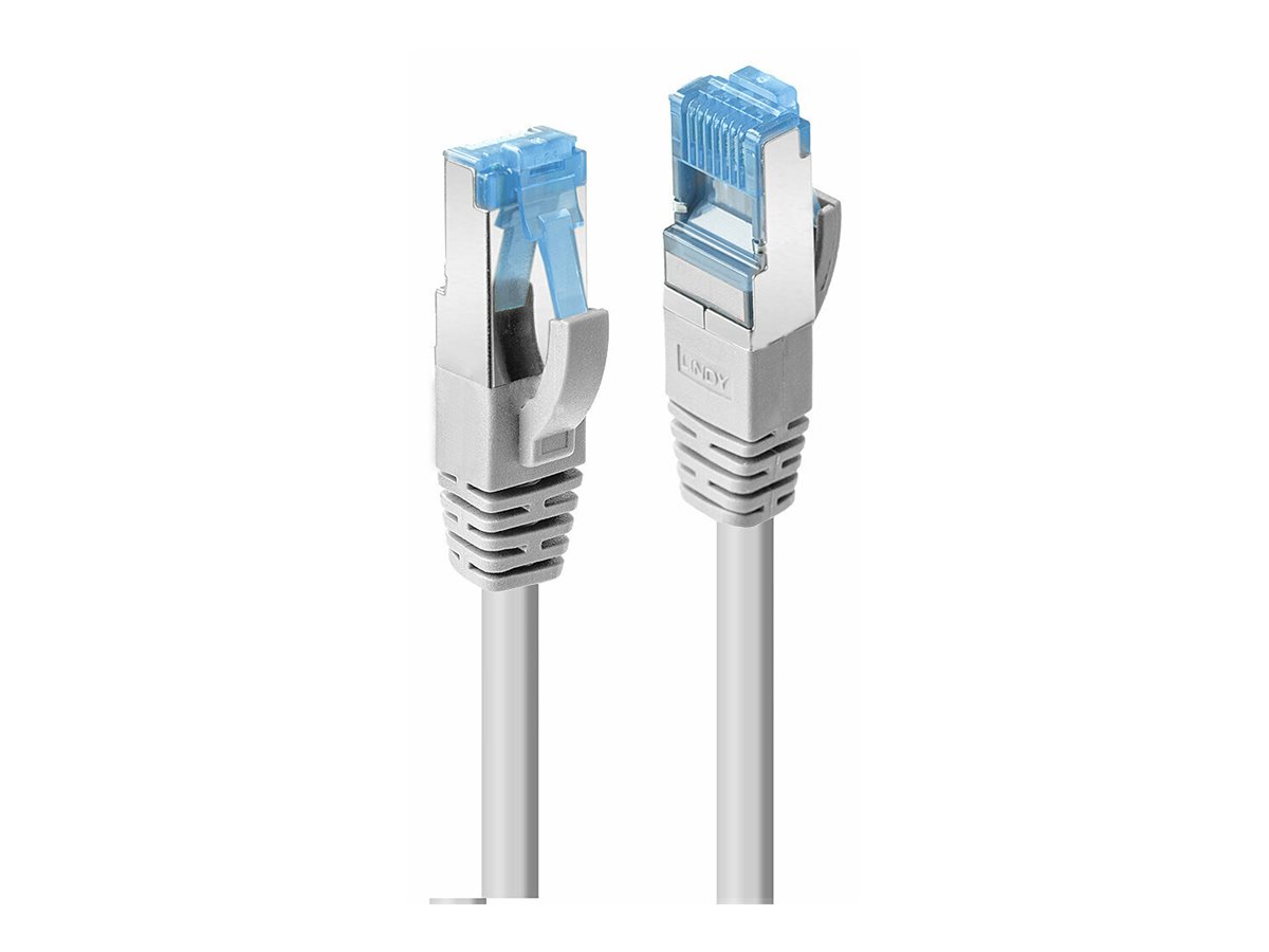 LINDY 3m Cat.6 S/FTP TPE network cable, gray RJ45 plug, 250MHz, copper, 28AWG