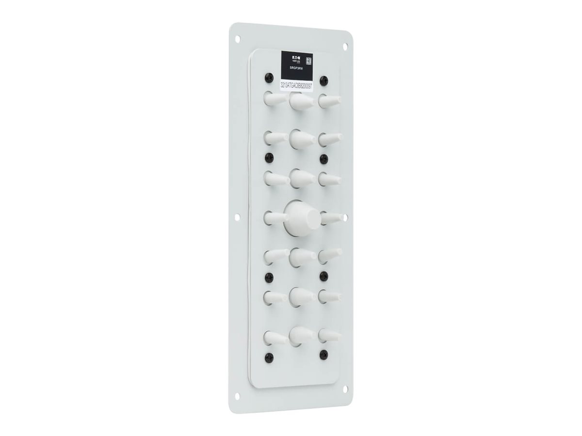 Eaton Tripp Lite Series SmartRack Cable Entry Gland Plate for NEMA-Rated Enclosure Cabinets, 21-Port Membrane