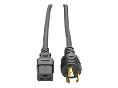 Tripp Lite 10ft Power Cord Extension Cable L5-20P to C19 for Servers Heavy Duty 20A 12AWG 10'