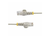 StarTech .com 15m Gray Slim CAT6 Ethernet Cable, Snagless, 28AWG, LSZH