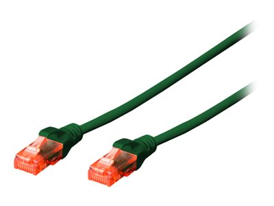 DIGITUS Patchkabel Cat6 U/UTP 2xRJ45 5.0m grün LSZH