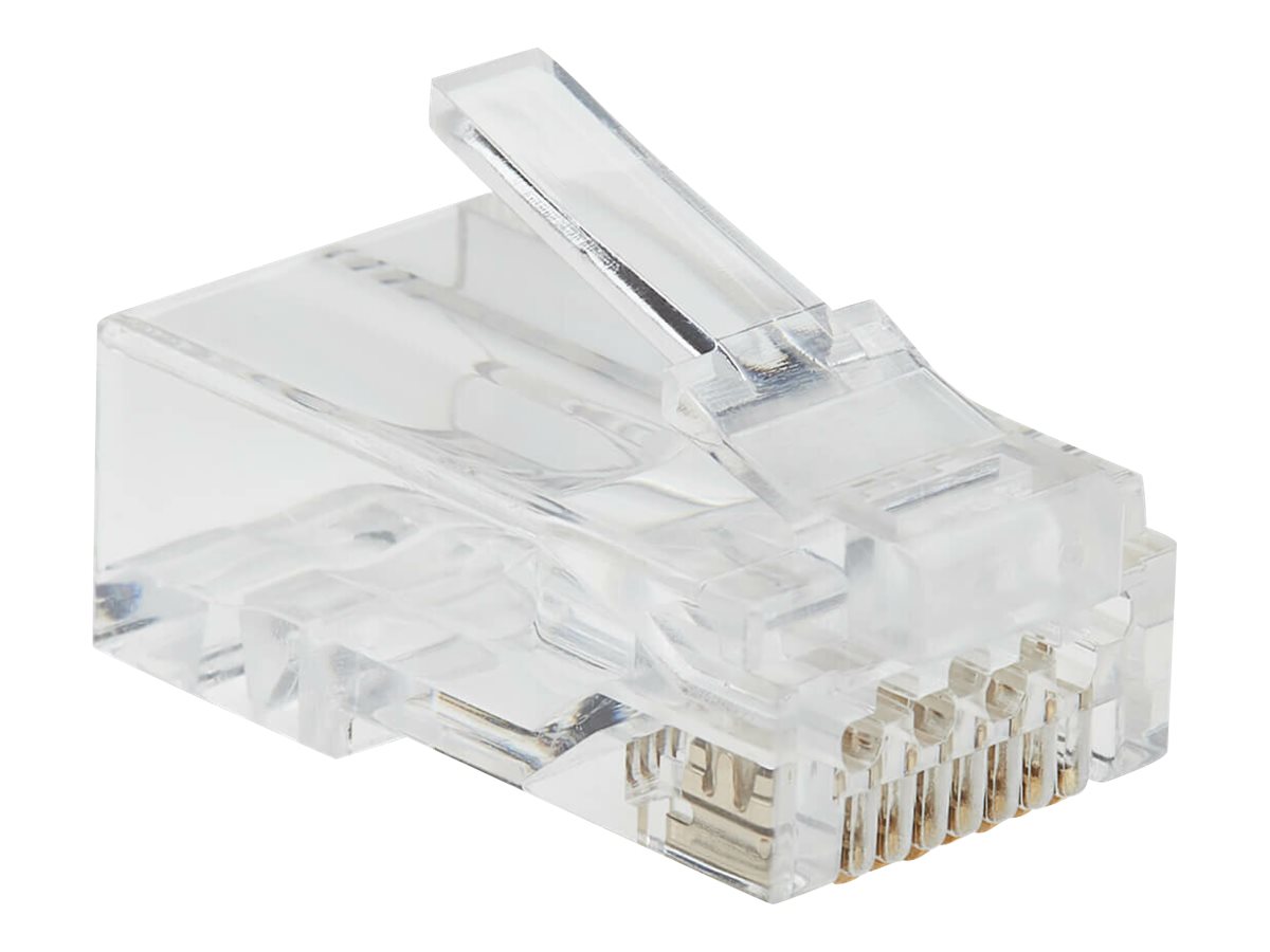 Tripp Lite Cat6 RJ45 Pass-Through UTP Modular Plug, 50 Pack