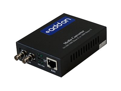 AddOn 1Gbs 1 RJ-45 to 1 ST Media Converter