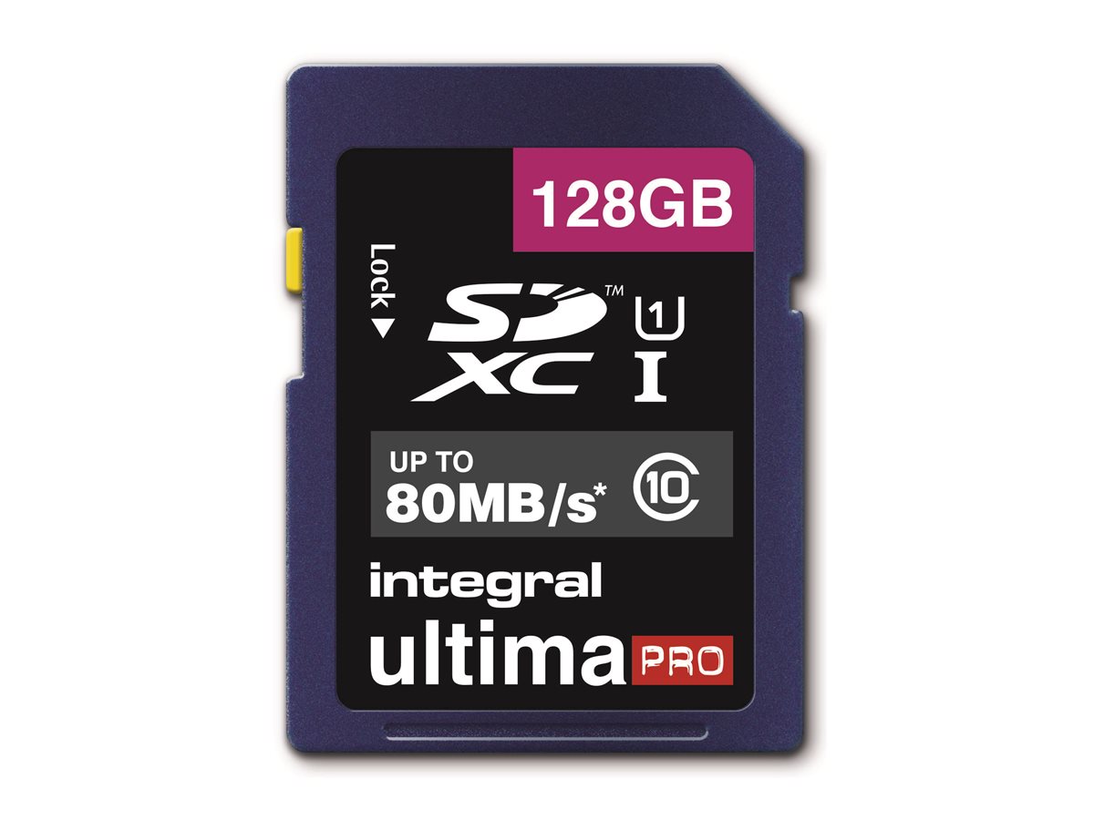 Integral Ultimapro Flash Memory Card 128 Gb Sdxc Uhs I Integral Ultimapro Flash Memory Card 128 Gb Sdxc Uhs I