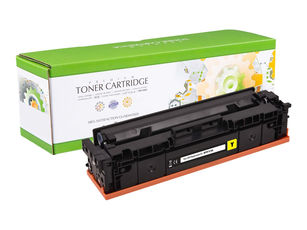 STATIC Toner cartridge compatible with HP W2412A yellow compatible 850 pages