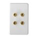 SIIG Two Speaker Wall Plate