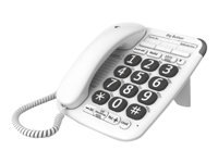 BT Big Button 200 - Corded phone - white