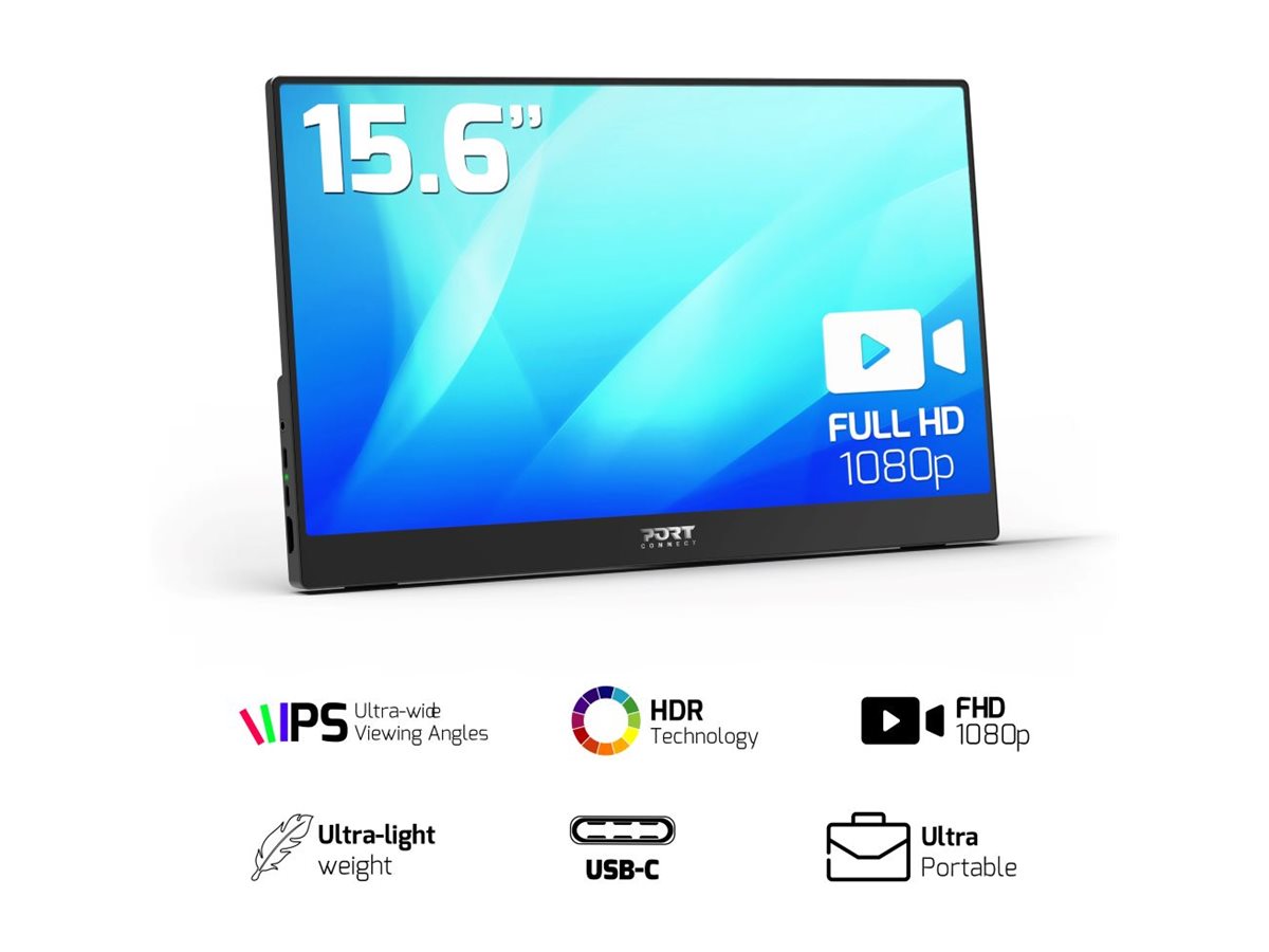 Image of PORT Connect LCD monitor - Full HD (1080p) - 15.6"
