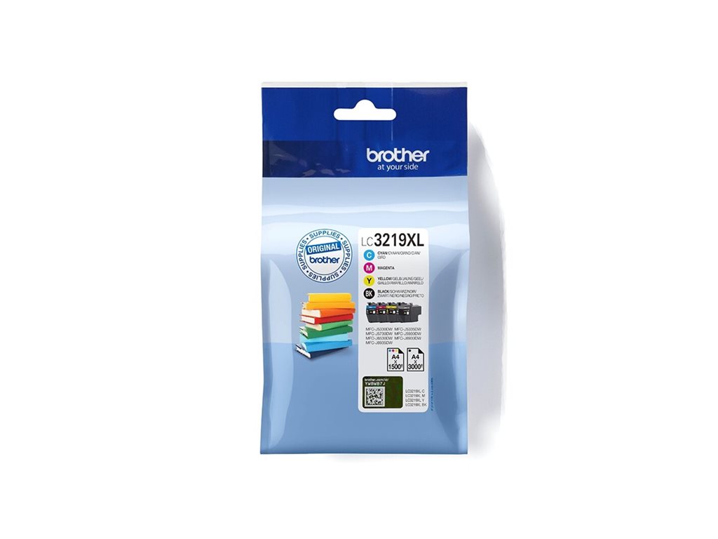 Pack de 4 cartouches d'encre LC3219XL 4 couleurs