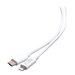 C2G 3ft (0.9m) USB-C Male to Lightning Male Sync and Charging Cable