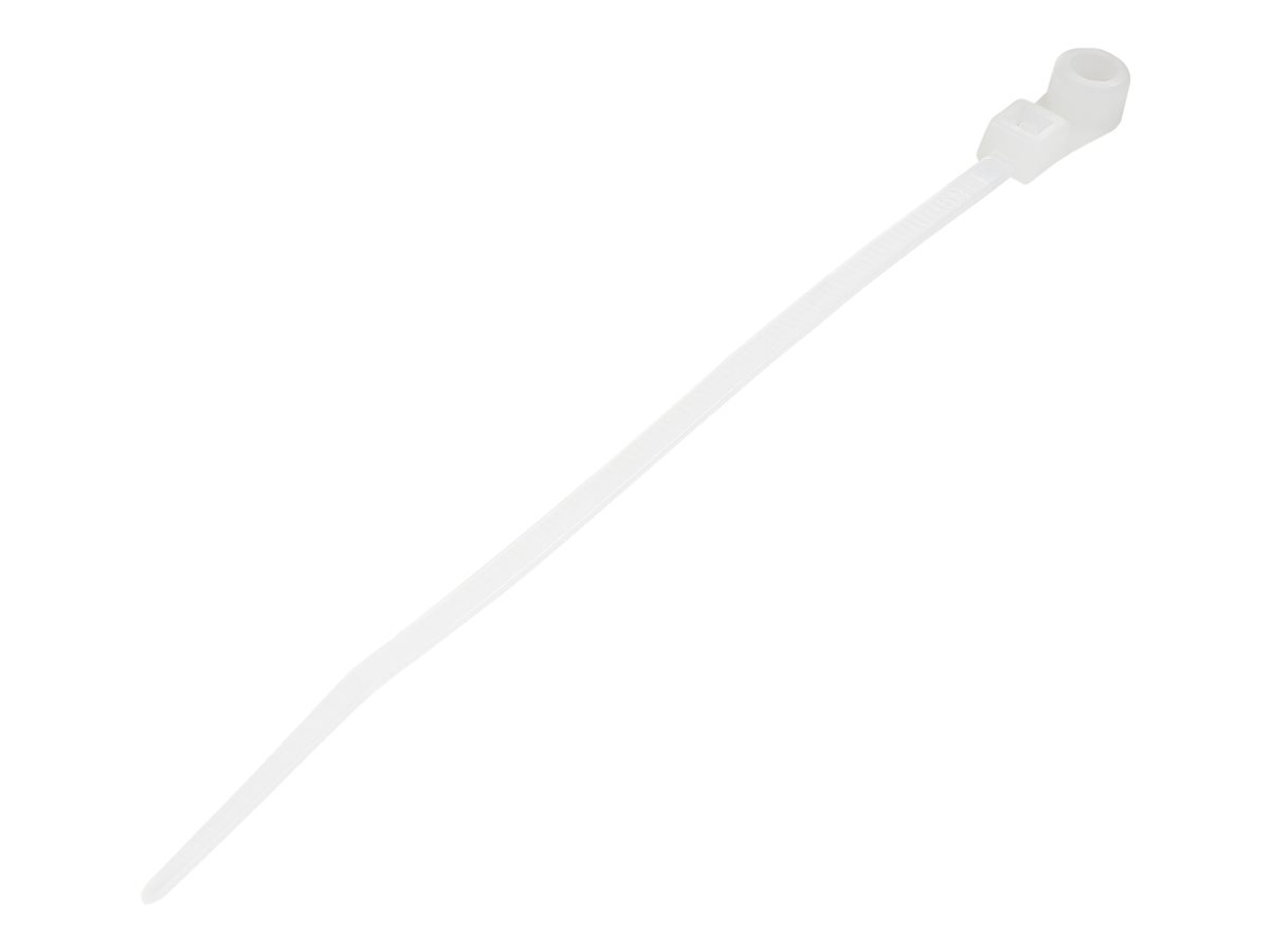 4  Cable Ties w/Mounting Hole 100 Pack