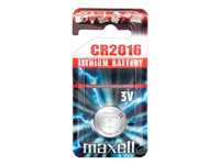Maxell CR Knapcellebatterier CR2016