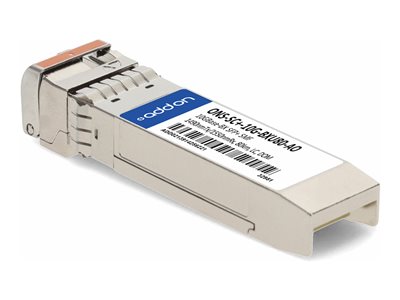 AddOn - SFP+ transceiver module (equivalent to: Cisco ONS-SC+-10G-BXU80)