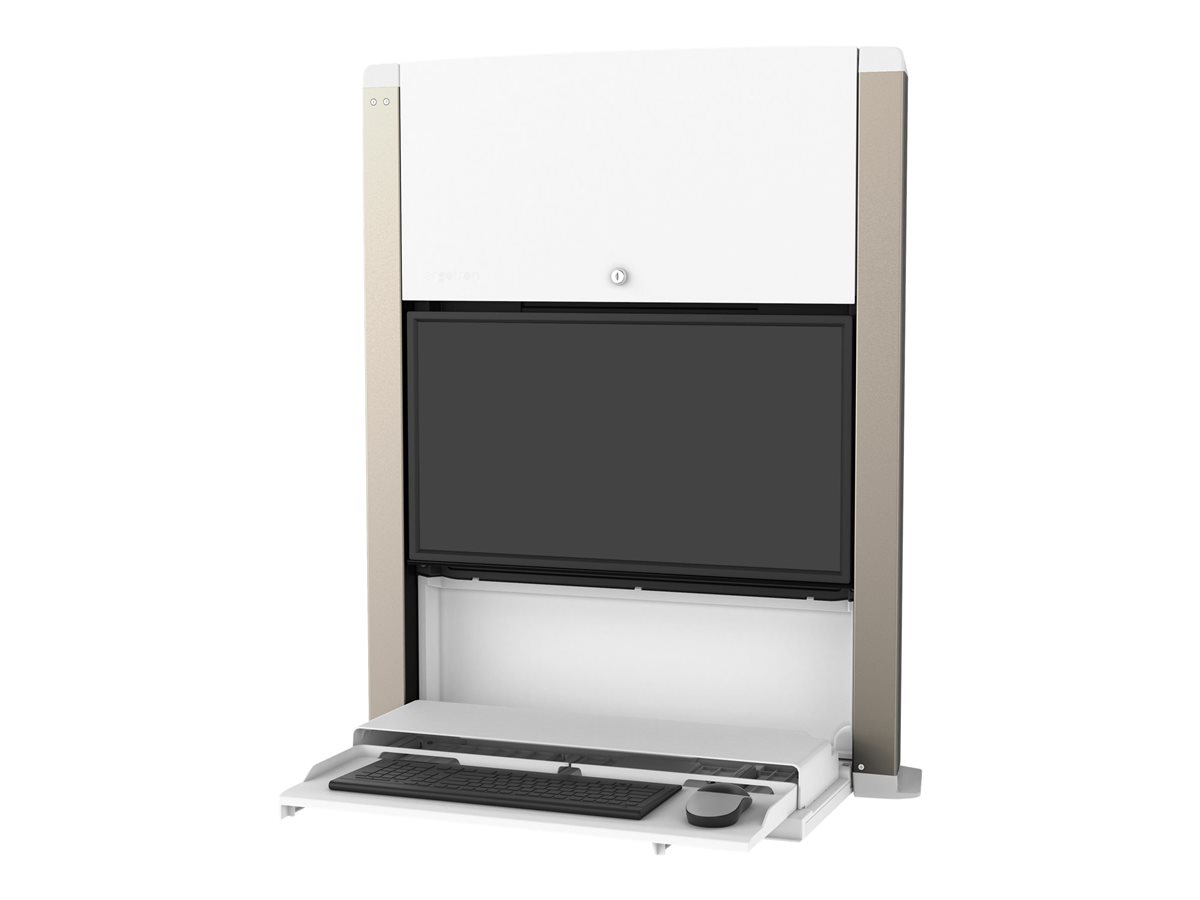 Ergotron CareFit - pracovní stanice s montáží na zeď - sněhově bílá – foto 2