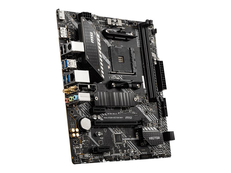 MSI MAG A520M VECTOR WIFI - základní deska - mikro ATX - Socket AM4 - AMD A520 – foto 3