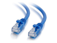 C2G 12ft Cat6a Snagless Unshielded (UTP) Ethernet Cable - Cat6a Network Patch Cable - PoE - Blue