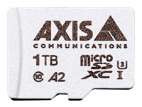 AXIS Surveillance - Flash memory card (microSDXC to SD adapter included) - 1 TB - A2 / UHS-I U3 / Class10 - microSDXC UHS-I - for AXIS M4308, M5525, M7116, P3818, Q1656, Q1715, Q3536, Q6100; P37 Series