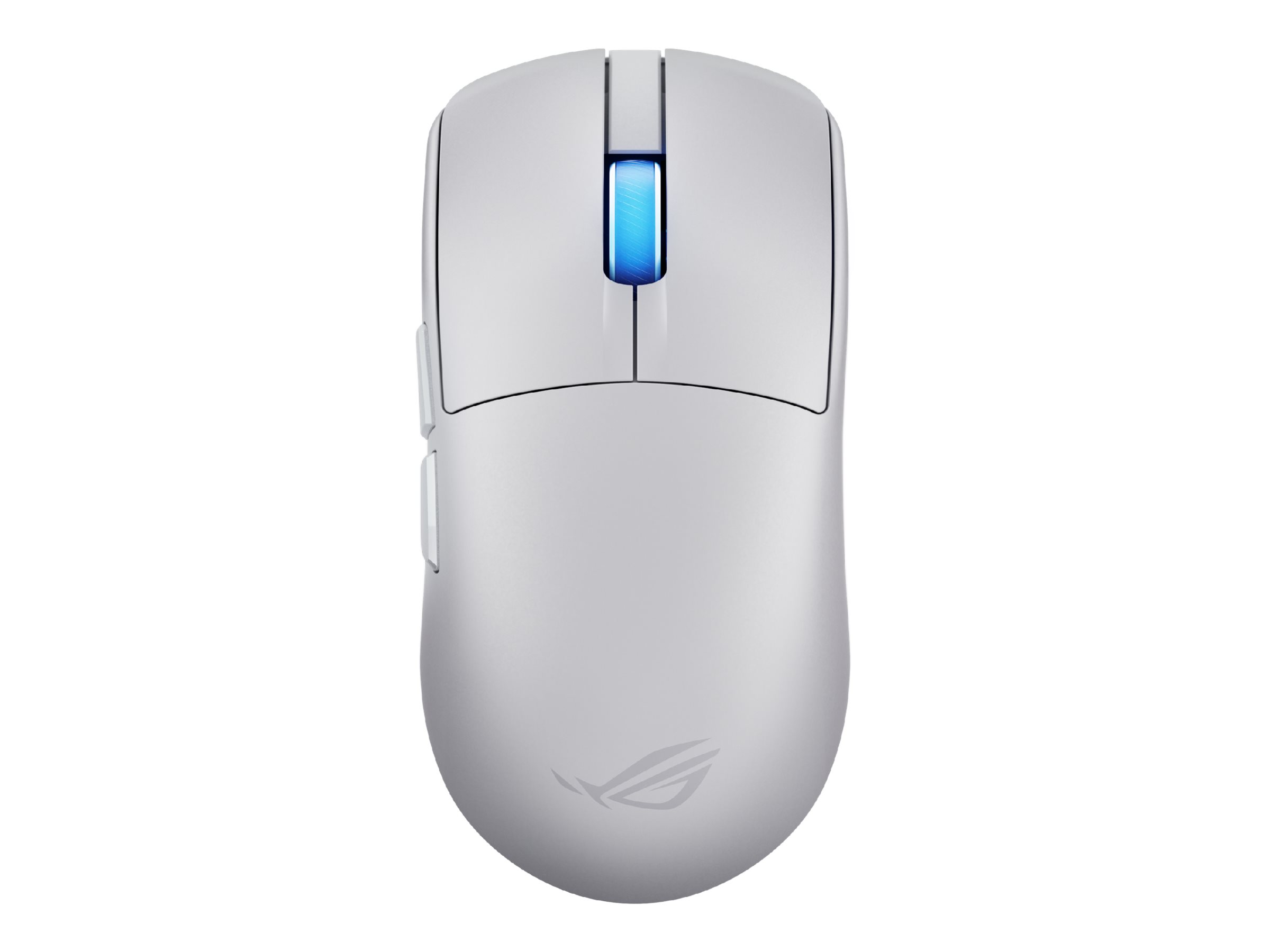 ASUS ROG Harpe II Ace, mouse, USB 2.0, 2.4 GHz, Bluetooth 5.1, moonlight white