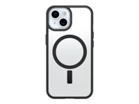 thumbnail interactive-video image 1 of OtterBox React Series - MagSafe Case - Black Crystal (Clear/Black) - For IPhone 16 1 of 10