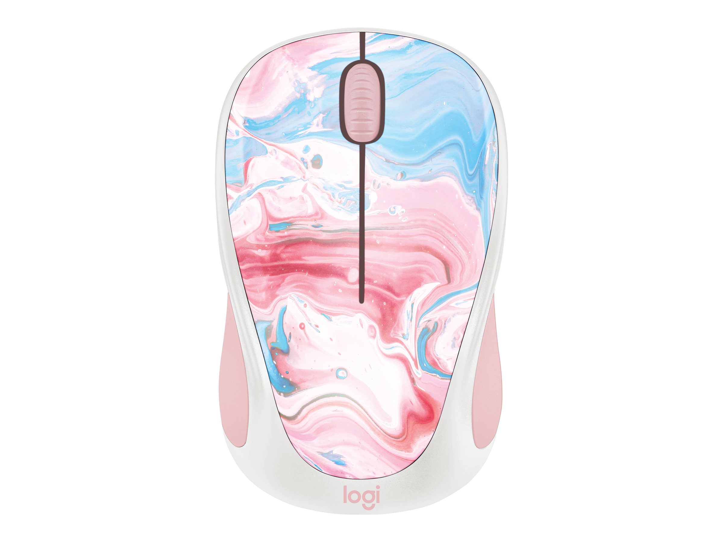 Logitech Design Collection Limited Edition Wireless Mouse - Cotton Candy -  910-007055
