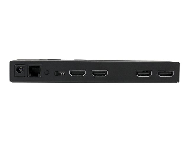 StarTech.com 2x2 HDMI Matrix Switcher - 4K UltraHD HDMI Switch with Fast Switching, Auto-Sensing and Serial Control (VS222HD4K) - Video/audio switch - 2 x HDMI - desktop