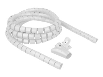 DELOCK Spiralschlauch 2,5m x 25mm weiss