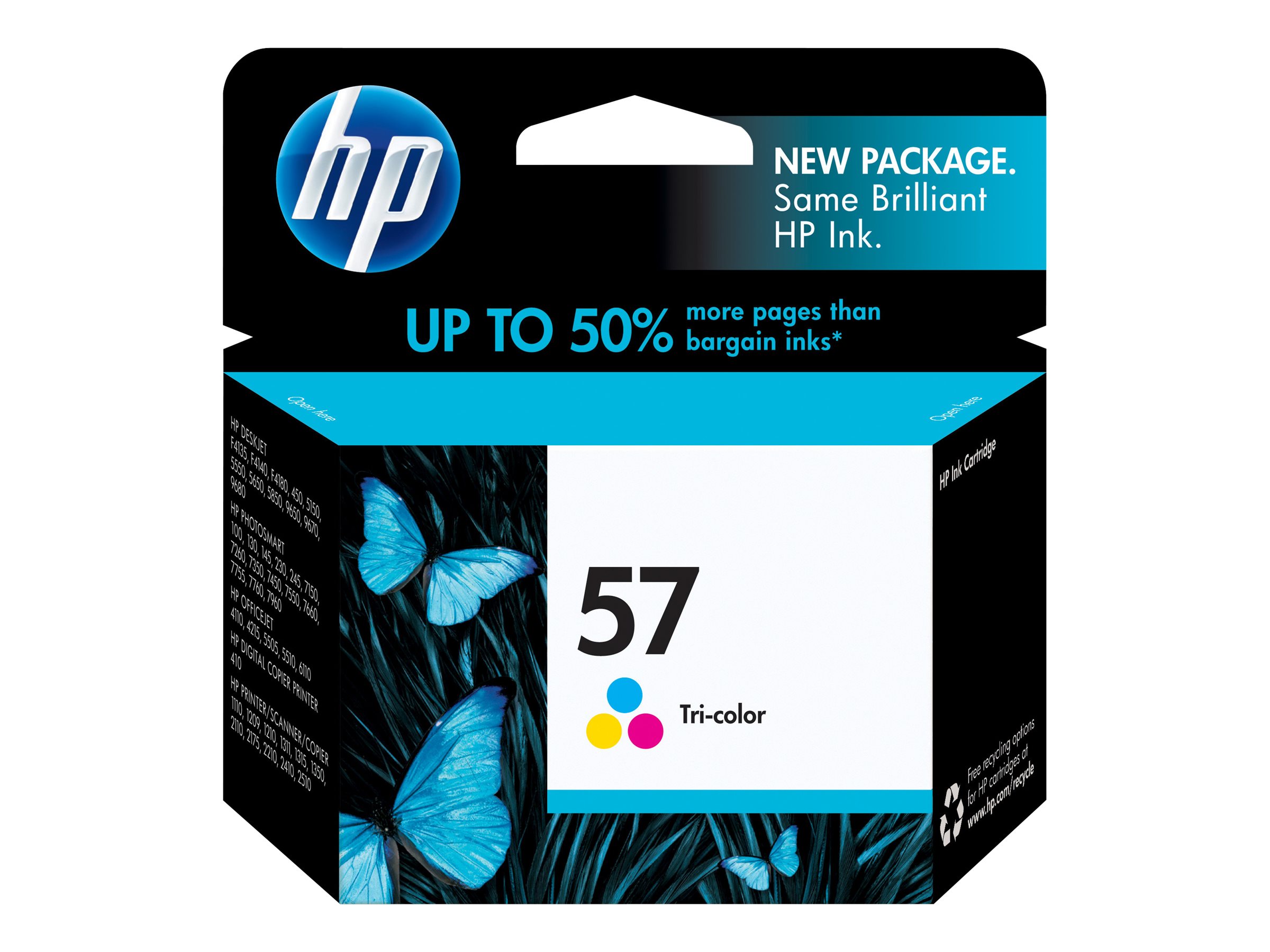 HP 57 - 17 ml - color (cyan, magenta, yellow)