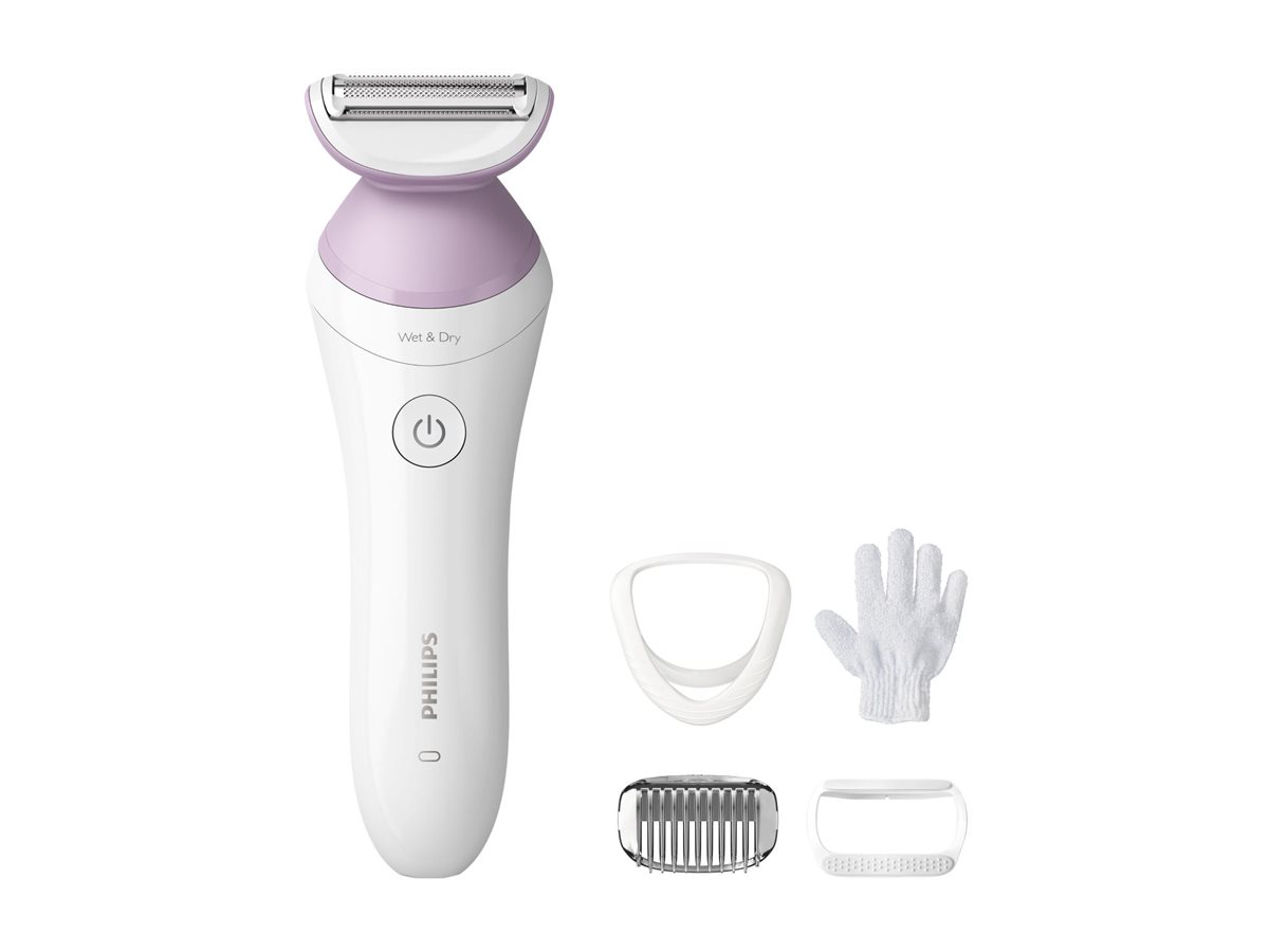 Philips 6000 Series Cordless Lady Shaver - White - BRL136/00