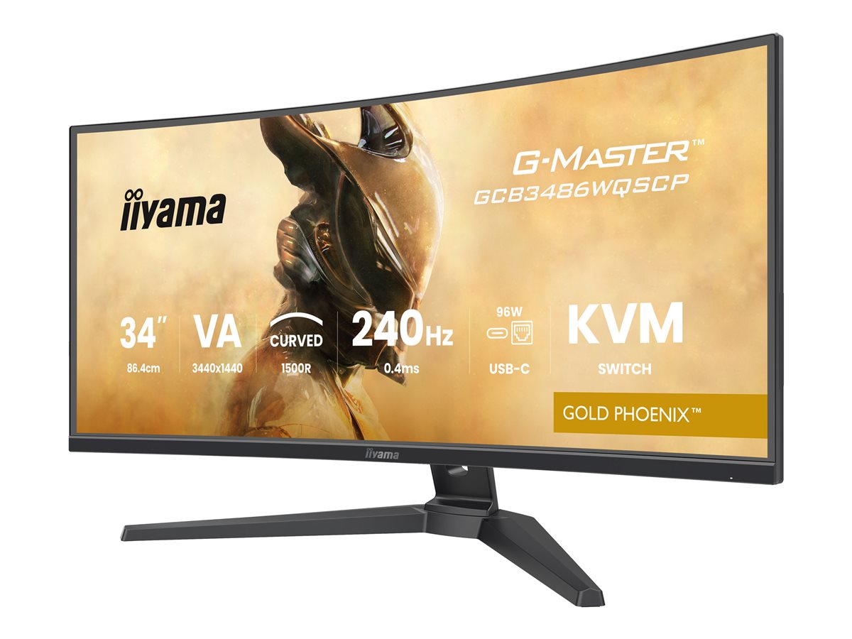 iiyama G-MASTER Gold Phoenix GCB3486WQSCP-B1 - LED monitor - zakřivená - 34" - HDR – foto 4