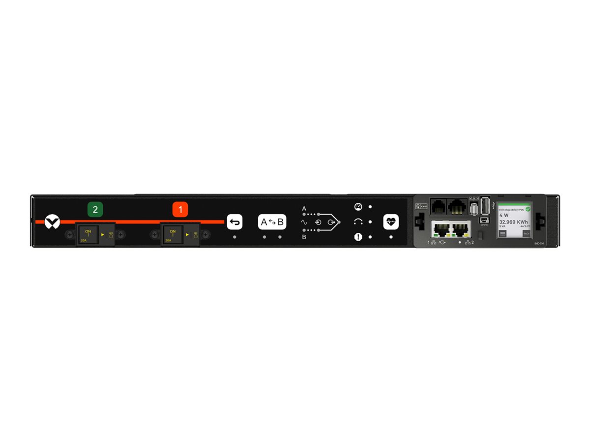Geist Rack Transfer Switch Switched Outlet Level Monitoring ANU5M1R6-06CF18-3TL6TL6A011-D