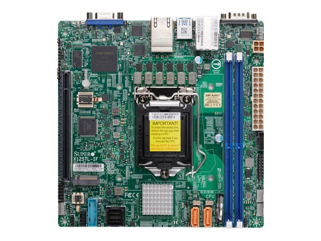 Płyta Główna Intel X12STL-IF mITX E-2300, 1x GEN4 PCIEx16, 2x DIMM ECC 3200
