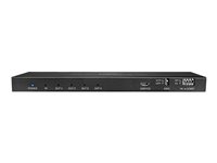 Splitter HDMI 18G avec Audio & Downscaling, 4 Ports