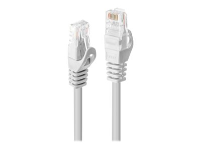 LINDY Basic Cat.6 U/UTP Cable White 1m