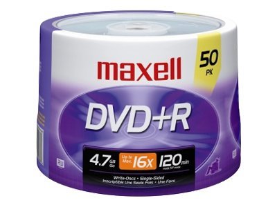 Maxell - 50 x DVD+R - 4.7 GB 16x